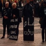 1er rassemblement des femmes en noir le 25 octobre 2003 photo n5 